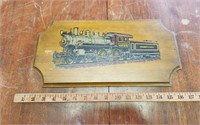 1973 Strasburg Railroad Wooden Plaque