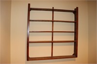 Wall mounted display shelf 28.75" X 30.25"