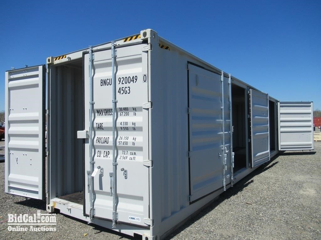 40' High Cube TMG Industrial Shipping Container w/