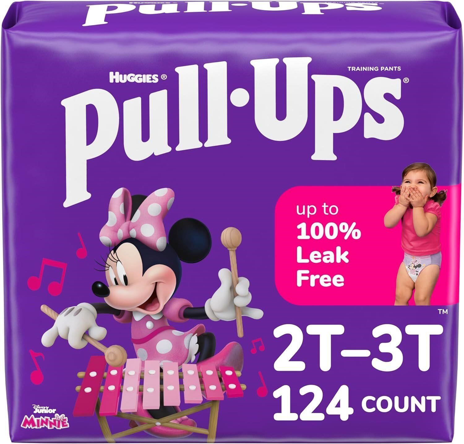 Pull-Ups Girls' Pants 2T-3T  124 Count