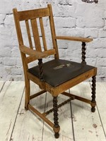 Vintage Barley Twist Arm Chair