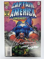 Autograph COA Captain America Comics