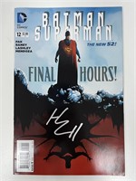 Autograph COA Batman Superman Comics