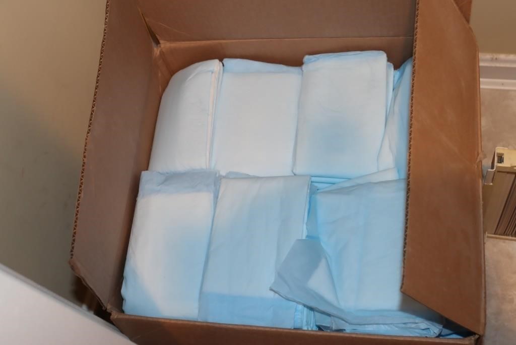Box of medical pads