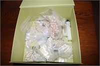 4 Boxes of assorted jewelry and craft making