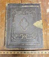 1896 German Bible- Stamped Property of The