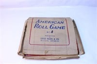 Antique American Roll Game Marx Toy in Box