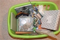 Lot of jewelry making supplies - books, tools,