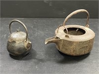 Vintage Metal Teapots