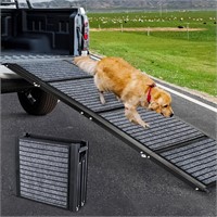 71L 20W Dog Ramp for SUV/Truck  Black/Grey