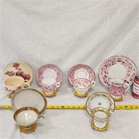 6 Cup & Saucer Sets For Tea Or Coffee