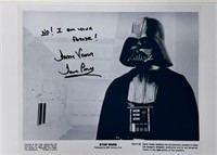Autograph COA Star Wars Media Press Photo