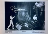 Autograph COA Star Wars Media Press Photo