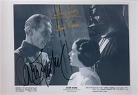 Autograph COA Star Wars Media Press Photo