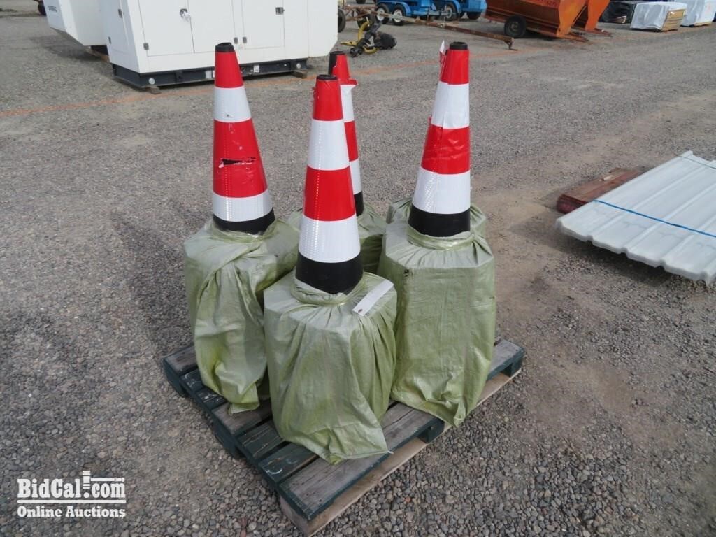 Approximately (100) 15" x 27" Safety Traffic Cones