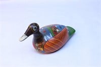 6" Ceramic Painted Duck Decoy Ornament