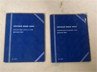 partially filled Lincoln cent books