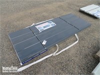 (70) 8' x 3' Gray Metal Roof Panels