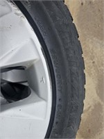 4 - winter tires on rims 80% tread