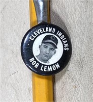 1950s Cleveland Indians Bob Lemon pencil clip