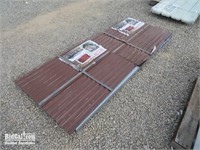 35.43" x 3.93' Brown Metal Roof Panels