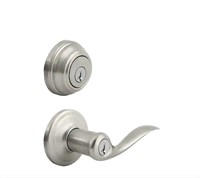 kwikset Tustin Entry Lever & Cylinder Deadbolt $62