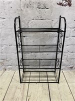 4-Tier Metal Shelf