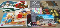 assorted place mats