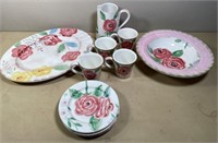 porcelain dinnerware- flower