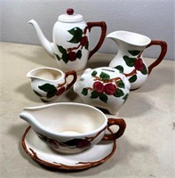 Franciscan apple dinnerware kettle pitcher & more