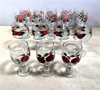 Franciscan apple goblets