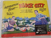 Vintage Instruction Book Block City