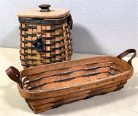 2pcs- Longaberger baskets