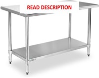 NSF Stainless 24x60' Table with Undershelf