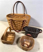 4pcs- Longaberger baskets