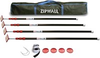 ZIPWALL ZP4 10' Spring Barrier  4 Pack