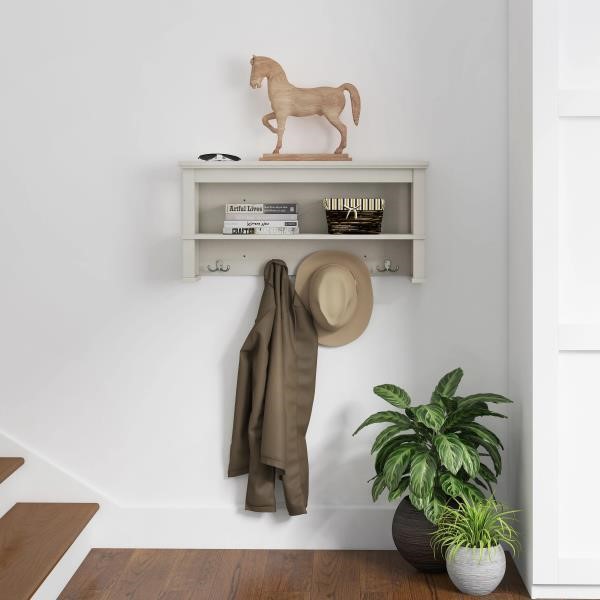 Allen+Roth 32X8X15.5'' White Floating Shelf $50