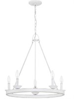 Quoizel Avalina 5-Light White Chandelier $90