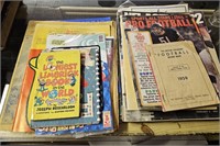 Quantity Old Sports Magazines, Comics & Kids