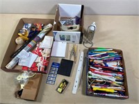 pens, pencils, matches, office use