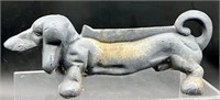 Cast Iron Dachshund Dog Vintage Boot Scraper