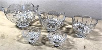 Gorham crystal glass bowls