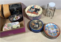 vintage tins & related