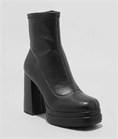 Women's Nadia Platform Boots Black 10 $44