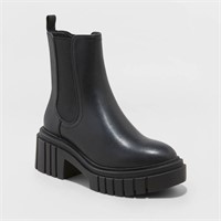 Women's Sterling Chelsea Boots -  Black 9 $28