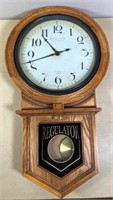 Regulator wooden clock- battery operated