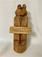 KB Wooden Carved Bear Statue