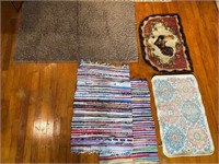 assorted rugs