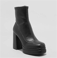 Women's Nadia Platform Boots Black 7.5 $35