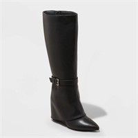 Women's Tall Novie Dress Boots - Black 6 $35